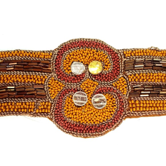 Gorgeous Antique Art Deco Flapper Handmade Beaded Belt-Vintage 1920\'s AS-IS main image 12